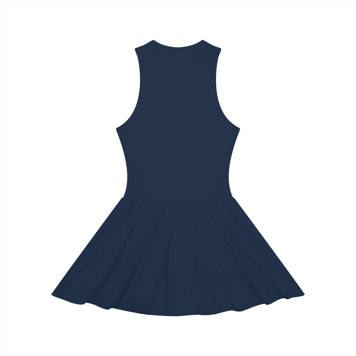 Robe Zippée Froncée back view